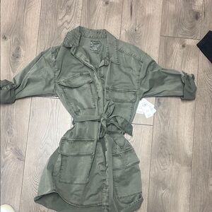 Women's Green Utility Jacket